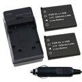 INSTEN Charger/ 2 Batteries for Fuji NP-45 FinePix Z70/ Olympus Li-40B/ Nikon