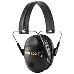 Pro 200 NRR 19 Black Earmuffs (WWP)-Image