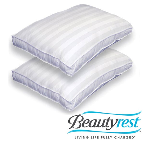 Beautyrest 500 Thread Count Mosaic Firm Bed Pillows (Set of 2