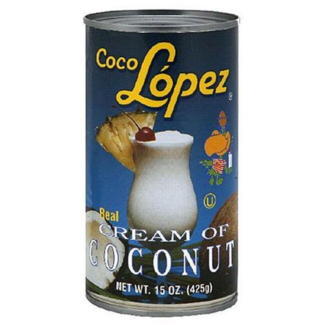 Coco Lopez 15 Oz Coconut Cream Cans Pack Of 12 12743663 Overstock