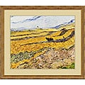 Vincent Van Gogh 'Enclosed Field with Ploughman' Framed Art Print