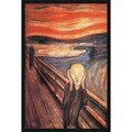 Edvard Munch The Scream Gel-Coated Textured Art