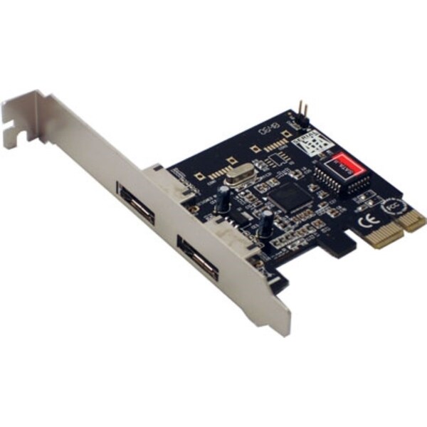 SYBA Multimedia PCI-Express Serial ATA II (SATA II) Card, 2x External