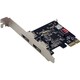 SYBA Multimedia PCI-Express Serial ATA II (SATA II) Card, 2x External