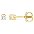 Miadora 14k Gold 1/10ct TDW Diamond Stud Earrings