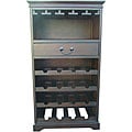 Birch Wood 1-drawer Wine Cabinet (China)