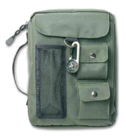Compass Olive Green Large Book &amp; Bible Cover (General merchandise)