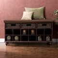 Kelly Espresso Brown Shoe Bench