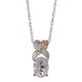 Black Hills Gold and Silver April Birthstone Necklace
