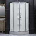 DreamLine Complete Quarter-round Frosted Glass Door Shower Kit