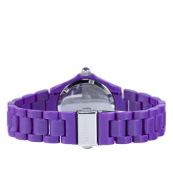Haurex Italy Women's 'Make Up' Purple Piastceamic Watch