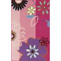 Alexa Playtime Collection Bermuda Floral Kids Pink Rug (4'5 x 6'9)