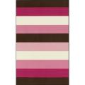 45 Record Burner index Alexa Playtime Children's Pink Stripes Rug (4'5 x 6'9)