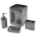 Diamonds are Forever Black 4-piece Bath Accessory Set