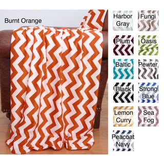 50-inch x 60-inch Chevron Throw