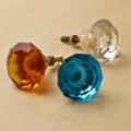 Set of 6 Glass Jeweler's Knob (India)