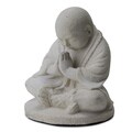 Baby Namaste Praying Monk Sculpture (Indonesia)