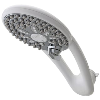 Waterpik Rainfall Easy-select White/ Chrome 7-setting Showerhead