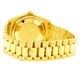 Pre-owned Rolex 18k Gold President Men's White Dial Watch
