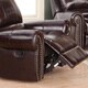 Abbyson Living Broadway Premium Top-grain Leather Reclining Armchair