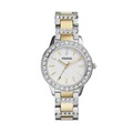 Fossil Women's ES2409 'Jesse' Crystal Two-tone Watch