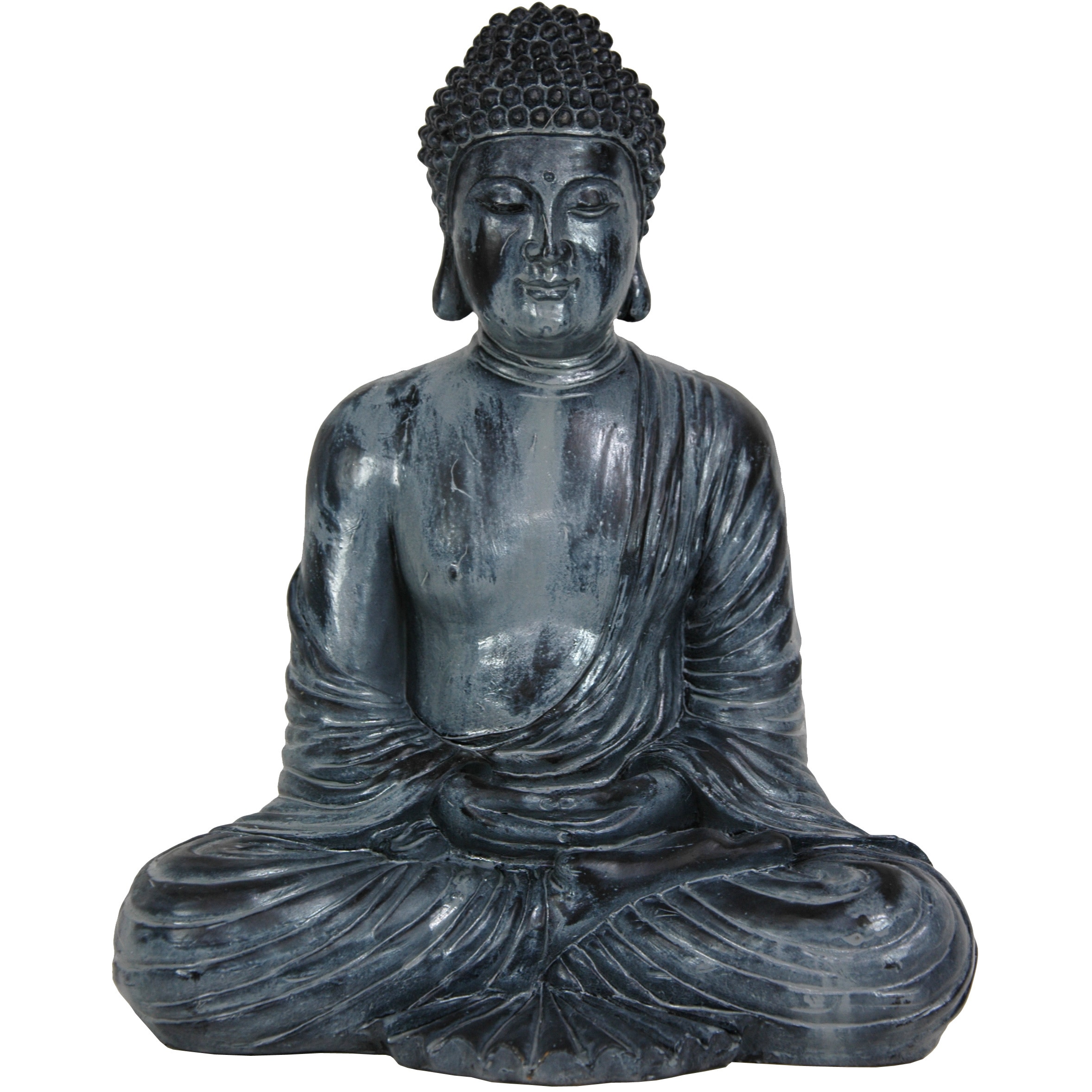 Japanese 12-inch Sitting Gautama Buddha Statue (China) - Overstock