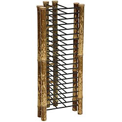 --->  Japanese Bamboo 18-inch Vertical CD/ DVD Rack (China)