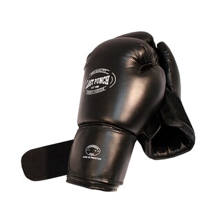 Click to Enlarge for 16-ounce Adult-size Black Padded PVC Boxing Gloves for Sparring 16-ounce Adult-size Black Padded PVC Boxing Gloves for Sparring-Image