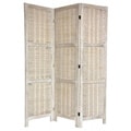 Woven Bamboo Matchstick 5.5-foot Room Divider (China)
