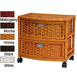 Buy Online Natural Fiber 16-inch Chest of Drawers (China)