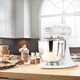 KitchenAid KSM150PSWW White on White 5-quart Artisan Tilt-Head Stand Mixer, Bonus Food Grinder or Rotor Slicer/Shredder Rebate