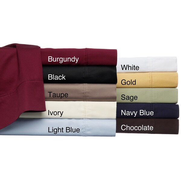 Egyptian Cotton 530 Thread Count Split Kingsize Sheet Set Overstock