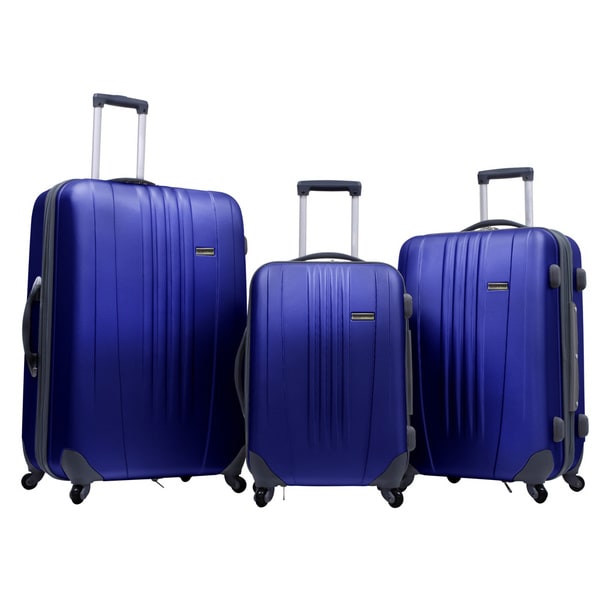 Traveler's Choice Toronto 3piece Hardside Expandable Spinner Luggage Set
