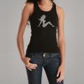 Los Angeles Pop Art Women's Mudflap Girl Tank Top