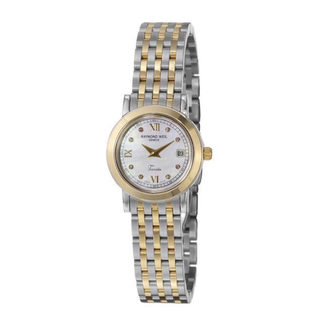 Raymond Weil Womens Toccata Two tone Steel Quartz Diamond Watch