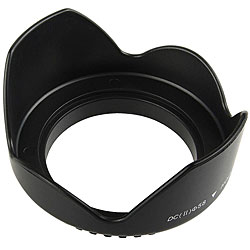 INSTEN 58mm Crown Shaped Camera Lens Hood