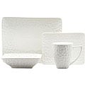 Red Vanilla 'Vanilla Marble' 16-piece Rectangular Dinnerware Set
