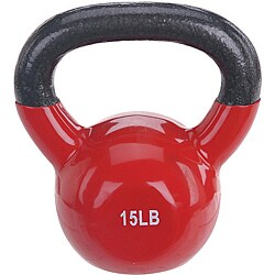 Sunny Vinyl Coated 15-pound Kettle Bell-Image