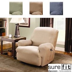 Sure Fit Stretch Stripe Recliner Slipcover-Image