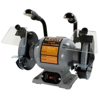 Black Bull 8-inch Bench Grinder with Lights