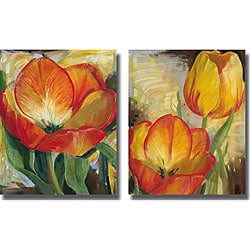  - Carol-Buettner-Summer-Tulips-Unframed-Canvas-2-piece-Set-P12983045