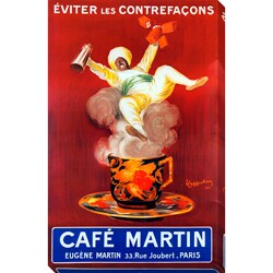 [1] Leonetto Cappiello 'Cafe Martin' Oversized Gallery Wrapped Canvas Print