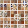 SomerTile 7.75x7.75-in Montage Valise 3 Dcor Ceramic Tile (Pack of 10)