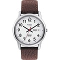 Timex Men's T20041 Easy Reader Brown Leather Strap Watch