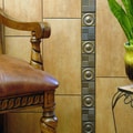 SomerTile 3x12-in Industrial Bronze 3-in Border Ceramic Mosaic Tile (Pack of 12)