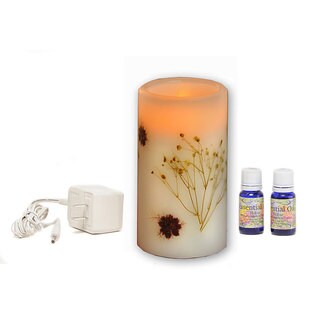 CandleTek Lavender Aroma Therapy Flameless Candle