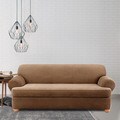 Sure Fit Stretch Stripe 2-piece T-cushion Loveseat Slipcover