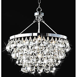 ( ._.) Indoor 5-light Luxury Crystal Chandelier