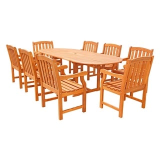 Low Price 9-Piece English Garden Dining Set