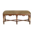 Brittany Paisley Brown Bench